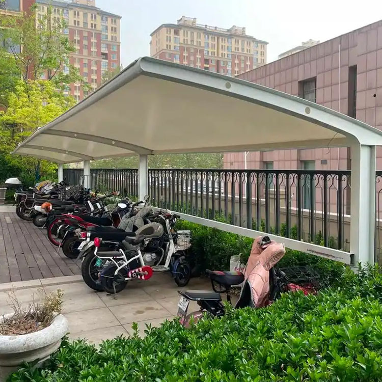 铁岭县膜结构电动车棚